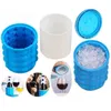 Silicone ice Cube Maker Ice Mold Tray Round Portable Bucket Wine Ice Cooler Beer Cabinet Kitchen Tools Drinking Whiskey Freeze HKD230828