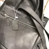 حقيبة الظهر Vintag Leather Leather Big Trace Pack Bag for Teenage Fashion Cool Travel Fags عالي الجودة على ظهر حقيبة حديدية عالية الجودة