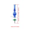 Chinafairprice NC012 Tubi per fumatori concentrati Bong in vetro stile uovo 10mm 14mm Clip per unghie in ceramica al quarzo Calabash Oil Rig Bubbler LL