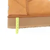 2023-Designer Women Leather boots Braid Booties Suede Sheepskin short mini bow khaki black white pink navy outdoor sneakers