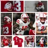 Nebraska Cornhuskers Football Jersey 42 Eric Fields 74 Brock Knutson 25 Javier Morton 52 Dylan Rogers 41 Garrett Snodgrass 22 Jaylen