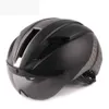 Fietshelmen Aerobril Fietshelm Triathlon TT Racing Racefietshelm Heren Zonneklep 3 Lens Fietshelmen Fiets Sport Safet Cap 230826