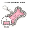 Dog Collars Pet Listing Information Decorative Tag Collar Charms Stainless Steel Tags Name