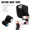 Tattoo Grips 96/48/24/12/6 Nero Tattoo Grip Bandage Cover Avvolge Nastri Non tessuto Impermeabile Autoadesivo Protezione dita Accessori per tatuaggi 230828