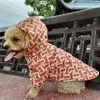 Pet Dog Hooded Jacket Schnauzer Teddy Pitbull Boomerang Poppy Doggy Fall Windproof Warm Coat