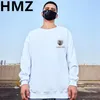 Erkek Hoodies Sweatshirts HMZ Sonbahar Astronot Baskı Sweatshirt Vintage Pamuk Hoodie High Street Moda O Boyun Punk Giysileri Harajuku Sıradan 230826