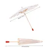 Wit Papier Paraplu voor Bruiloft Foto Party Decor Chinese Ambachtelijke Papier Paraplu 20/30/40/60 cm Vrouwen Vintage Dans Prop