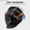 Skyddskläder Andeli stor utsikt Svetshjälm Vänd upp Auto Darking Welding Mask med sidovy Digital svetslins True Color 4 Arc Sensor HKD230826