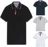 Polos pour hommes été coton mode affaires décontracté revers manches courtes dentelle POIO chemise