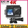 SJCAM Action Camera Sj4000 Çift Ekran 4K 30pfs WiFi Motosiklet Bisikleti Kask Su Geçirmez Kamera Spor Video DV 4K Kameralar HKD230828