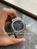 PPF / ZF 5990/1A Nautilus, orologio da uomo di lusso con cronografo doppio fuso orario 40 mm, movimento CH28-520 C FUS, movimento composto da 370 parti, 34 gemme, bilanciamento del giroscopio, 28800 vph