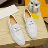 Designer skor män loafers platt låg topp mocka ko läder oxfords casual skor moccasins loafer slip sneakers klänning skor storlek 35-46