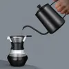 Water Bottles 600350250ml Round Coffee Drip Kettle Stainless Steel Gooseneck Swan Neck Thin Mouth Tea Espresso Moka Pot 230828