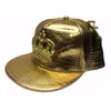 Ball Caps Doit Fashion Leather Autumn Brand Metal Crowne Europe Baseball Cap Hat For Men Women Casual Hip Hop Caps Sun Hats 230826