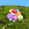 Décorations de jardin Ornements de salle à manger en plein air de champignons: Statue de champignons 60pcs pour jardinière de pots de paysage