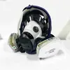 Skyddskläder som arbetar kemisk gasmask 6800 full ansiktsmask respirator full ansiktsmask med kolfilter. Industriell sprayfärg HKD230826