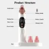 Cleaning Tools Accessories Blackhead Remover With Display Electric Acne Cleaner Black Point Vacuum Heatable Spots Pore Machine 230828