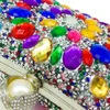 Torby wieczorowe wielokolorowe kobiety wieczorne sprzęgło Pearl Pears - Bridal Blish Diamond Bag Crystal Wedding torebki na cele 230826