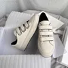 Radskor Runway Shoes Mary H Leather Sneakers Round Toe Rubber Sole Hook Loop Casual Style Plain Leather Maryh Lace-Up New Season Fashion Row Trainers 35-39