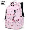Рюкзаки большая школьная сумка милая студенческая школьная рюкзак для печати водонепроницаемые багпак начальной школы сумки для девочек -подростков 230826