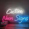 Niestandardowy Neon znak LED znak LED Party Wedding Decor Pokój Ściany Lekkie LED Znak Personalizowany Prezent Brinday Bar Christmas Decor HKD230825