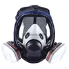 Skyddskläder 6800 Gasmask med filter/kotton Anti-damm Full Face Respirator för sprayfärg Kemisk svetsande anti-dimmaglasögon HKD230825