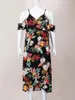 プラスサイズのドレスFinjani Women's Dresse Chinese Style Sholl Body Printingイブニングポリエステルドレス