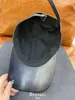 Le plus récent modèle en cuir véritable casquettes de camionneur chapeau de créateur de luxe casquette de camion de mode américaine casquettes de baseball décontractées