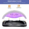 Nail Dryers 268W Modern 6 Nail Dryer Machine 69 LEDS UV Nail Lamps For Gel Polish Curing Manicure Pedicure Salon Double Hands Hold Big Size x0828