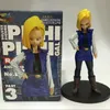 DBZ Android nr 18 BanPresto Figure Colosseum Scultures Big 3 PVC Figure Model kolekcjonerski Toy 12cm R230828