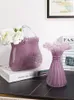 Vases Moderne luxe fait à la main dentelle vase salon table basse haut de gamme maison bureau doux décoration fleur ornements décor 230828