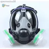 Odzież chemiczna maska ​​ochronna 6800 15/17 W 1 maska ​​gazowa Falatora oddechowa farba środka owadobójcza Silikon Filtr pełny twarzy do laboratorium spawania HKD230828