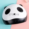 Nageldrogers CNHIDS Leuke Panda LED UV-nageldroger Zwart Wit 36W UV-GEL-uithardingslampen 60s/90s/120s Smart Auto Sensor USB Draagbare manicure x0828