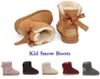 2024 New Boots Kids Boots Australia 스노우 부츠 디자이너 어린이 신발 겨울 클래식 울트라 미니 부츠 봇 턴 베이비 소년 여자 발목 부츠 어린이 모피 스웨이드 1220