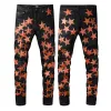 Designer Jeans Mens Denim Embroidery Pants Fashion Holes Trouser US Size 28-40 Hip Hop Distressed Zipper trousers For Male 2023 Top Sell 757053822