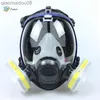 Odzież chemiczna maska ​​ochronna 6800 15/17 W 1 maska ​​gazowa Falatora oddechowa farba środka owadobójcza Silikon Filtr pełny twarzy do laboratorium spawania HKD230828