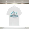 23SS Camiseta para hombre High Street Tee Primavera Verano moda monopatín de gran tamaño Hombres Mujeres Amr camiseta