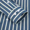 Herrklänningskjortor England stil kontrast randig modeskjorta ficklös design bekväm bomullsmän standard-passform långärmad avslappnad skjortor 230828