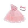 Girl'S Dresses Girls Princess Baby Dress For Born Tle Tutu 1St Birthday Christening Gown Infant Toddler 1 2 Year Baptism Party Drop Dha5C