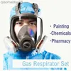 Ochrona maska ​​gazowa maska ​​pełna twarzy farba respirator chemikalia Pestycyd Laboratorium Pył wielofunkcyjny odpowiedni do 3M 6800 Maska gazowa Filte HKD230826