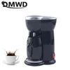 Moedores de café manuais DMWD 140ML Mini máquina americana automática de gotejamento único copo para casa e escritório 110220V 230828