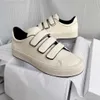 Radskor Runway Shoes Mary H Leather Sneakers Round Toe Rubber Sole Hook Loop Casual Style Plain Leather Maryh Lace-Up New Season Fashion Row Trainers 35-39