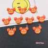Charms 10pcs Resin Flatback Halloween Mouse Pumpkin Charm Pendant for Keychain Earring Scrapbooking Jewelry DIY Making Necklace 230826