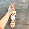 Keychains Raccoon Keychain For Toy Machine Gift Carnival Prizes Kids Backpack