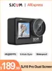 Action Camera SJCAM SJ10 Pro Doppio schermo 4K 60FPS WiFi Gyro Live Streaming Corpo DV sportivo impermeabile con scheda di memoria da 64 GB HKD230828