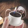 Tasse à café de personnalité, briquet coupe-vent rechargeable au Butane, sans gaz, Cigarette, Collection créative pour la maison, jouet amusant HMQ3