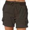 Shorts pour femme été femme pantalons courts taille élastique lâche femmes poches décontractées a-ligne Cargo couleur bonbon ensemble Homewear