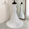 Abiti sexy urbani Abiti da sposa eleganti stile scollo a barca per le donne abiti a sirena matrimonio abito bianco abiti da sposa da sposa 230828