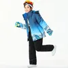 Garnitury narciarskie dla dzieci Zestaw narciarski Dziewczyny Zimowe ubranie Dzieci ciepłe wiatroodporne wodoodporne kombinezony bawełniane spodnie śnieżne zagęszczone 230828