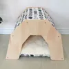 Ninho de gato em forma de escada para descanso confortável Suprimentos para gatos